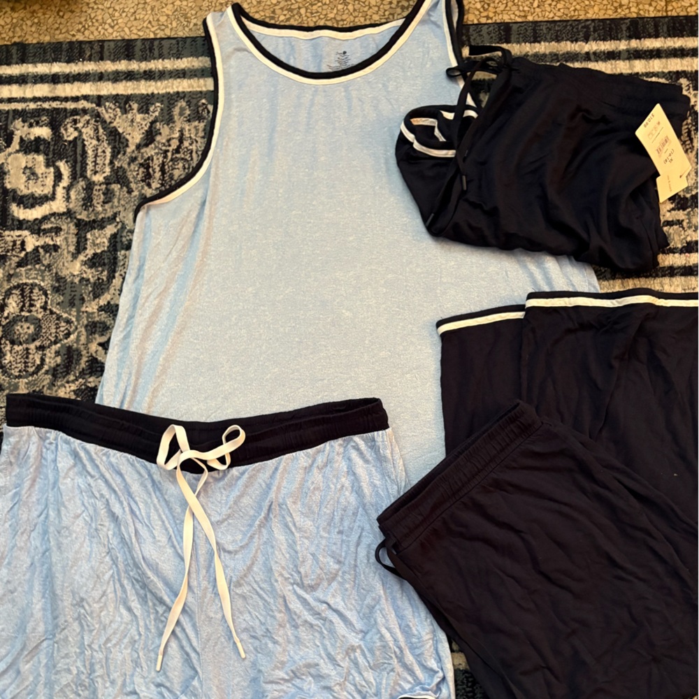 Women's Blue Lounge Bundle Set